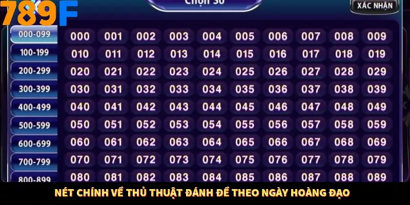 Mẹo Chia Bài 3 Cây Dễ Thắng Tại Trang Chủ 789F 7 Nét chính về thủ thuật đánh đề theo ngày hoàng đạo